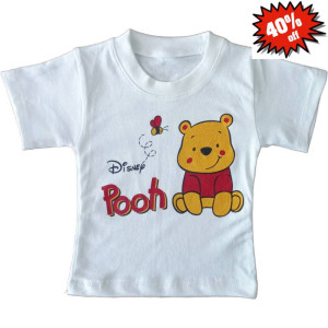 Футболка дитяча молочна "Pooh"